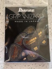 NEW Ibanez GRIP WIZARD Sand Guitar Picks Pick Plectrum Heavy 0.95mm thick BLACK