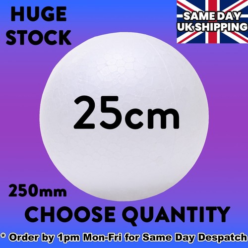 Solid polystyrene balls - solid, 25cm