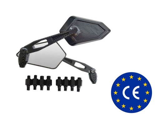 Carbon handlebar mirrors for - carbon,