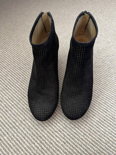 Camper perforated black suede - perforated,