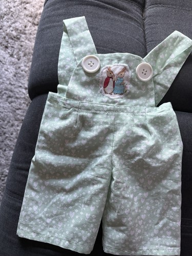 Peter rabbit dungarees - peter, white