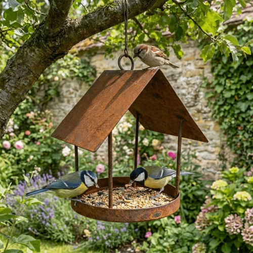 Wild garden bird - garden, table