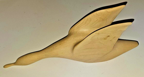 Hand carved wooden bird - carved,