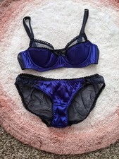 Fifi Chachnil Purple/Black Bra