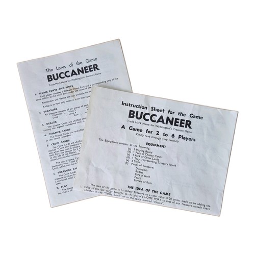 Waddington buccaneer board - buccaneer,