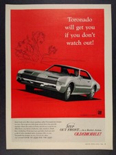 1966 Olds Oldsmobile Toronado vintage print Ad