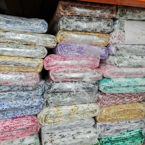 Organic floral 100 cotton - floral,