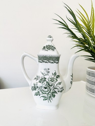 Vintage green floral - vintage,