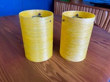 PAIR Vintage Lampshades Spun
