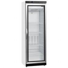 TEFCOLD UF400VG GLASS DOOR UPRIGHT WHITE FREEZER DISPLAY AUTO DEFROST GRADED