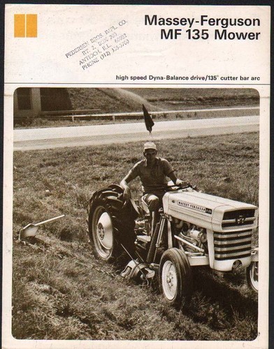 Massey ferguson 135 mower - ferguson, 135"
