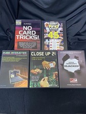 Magic Trick Lot Cards Coins DVD Set Gimmick Props Rare Discontinued E432