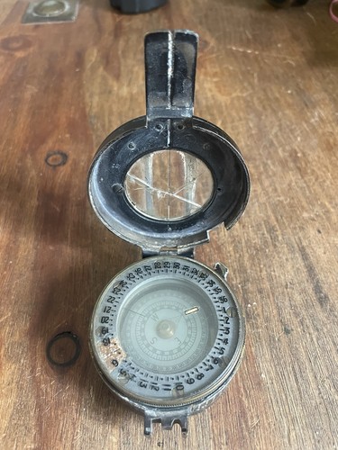 Vintage brass prismatic - brass,