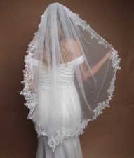 UK Finger Tip Veil 1 Tier