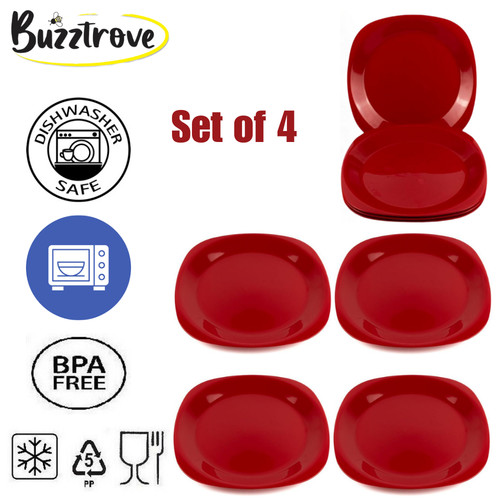Plastic plates set 4pcs - set,