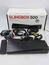 Slingbox 500 Digital HD Media Streamer/Remote Control/AC Adapter/Cords (NO BOX)
