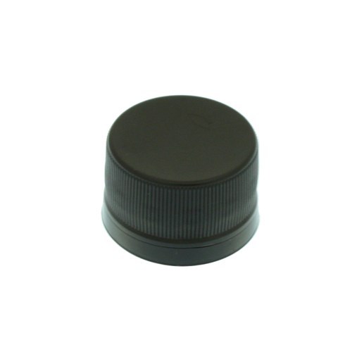 Black plastic pet beer bottle - black,