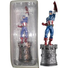 Marvel Chess Captain America 6 Figurine Eaglemoss Comics BD Statue Film et Echec