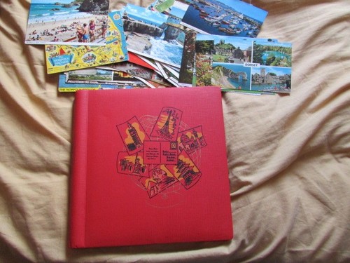 Seaside postcards album joblot - seaside,