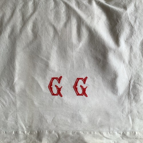 Vintage french linen - vintage, cotton