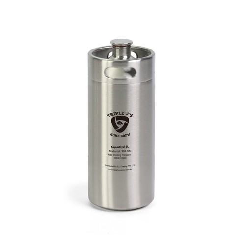Mini stainless steel growler - steel,