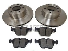 BMW E39 520i 523i 525 TDS SE 1995-2002 FRONT 2 BRAKE DISCS AND PADS SET NEW
