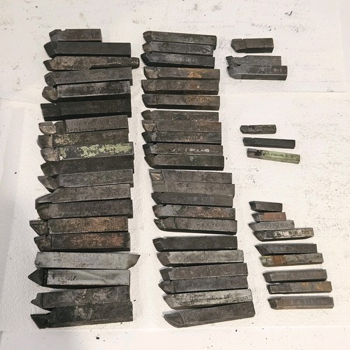 Lot carbide tipped lathe - of, 56