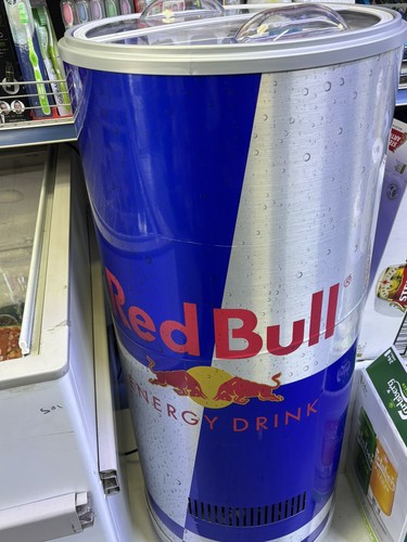 Redbull can fridge - can,