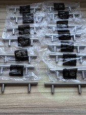 Draw / Cabinet Handles.  Finger Tip Design Door Handle X 13  Brushed Chrome