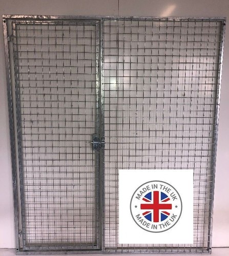 Galvanised mesh dog run - mesh,