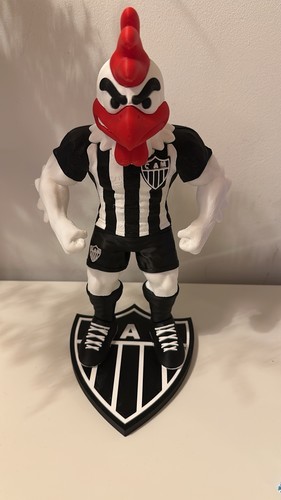 Printed football mascot - 3d,