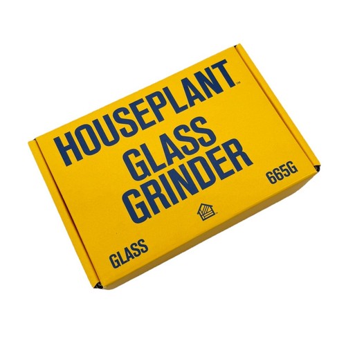 Houseplant glass grinder blue - glass,