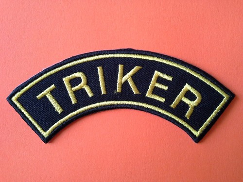 Biker novelty patch sew iron - /,