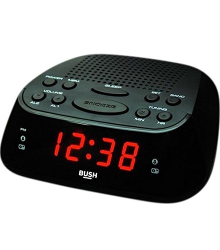 Bush dual alarm clock - bush,