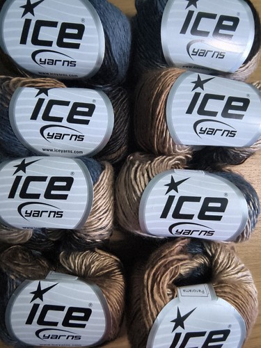 Wool yarn ice - ice, yarns