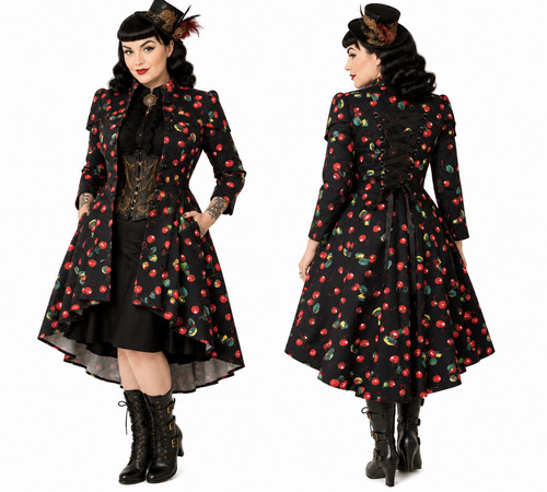 Size black gothic - , red
