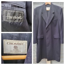 Mens Harrods Crombie Overcoat