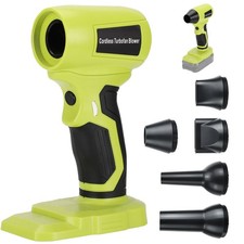 210W Cordless Jobsite Leaf Blower For Ryobi 18V Battery Violent Blower Turbo Fan