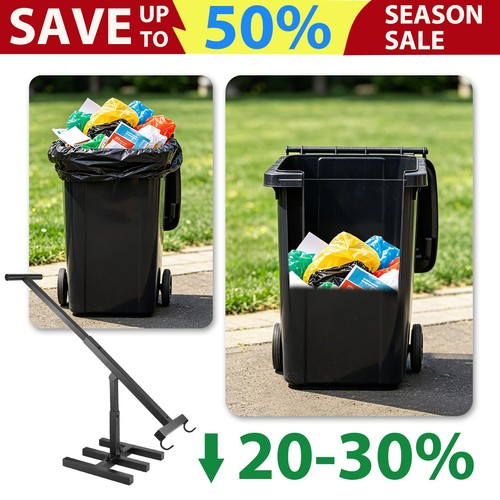 Wheelie bin compactor rubbish - wheelie,