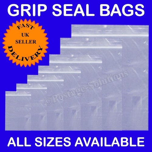 Grip seal bag resealable clear - seal,