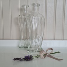 Duo Of Vintage Glass Bottles