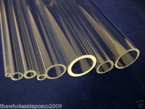 Clear acrylic perspex tube - clear,