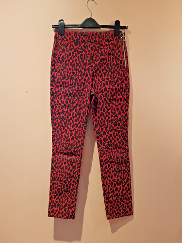 Zara leopard print trousers - print, xs