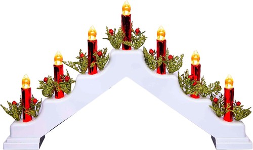 Led christmas candle bridge - christmas,