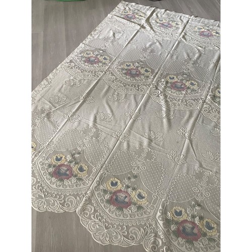 Vintage lace curtain panel - vintage,