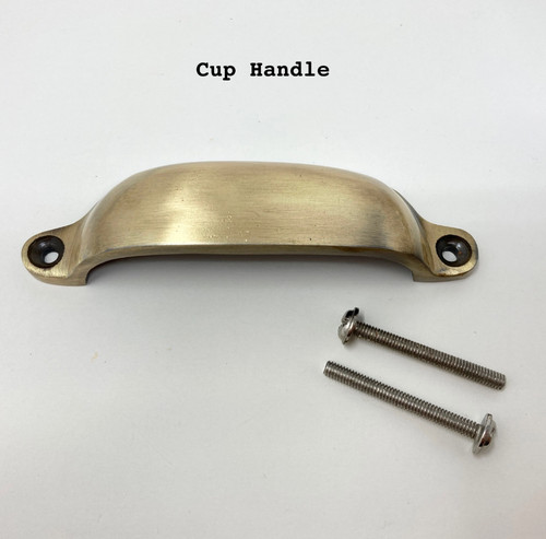 Antique brass cabinet handles - antique,