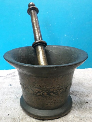 Antique bronze flared rim bell - antique,