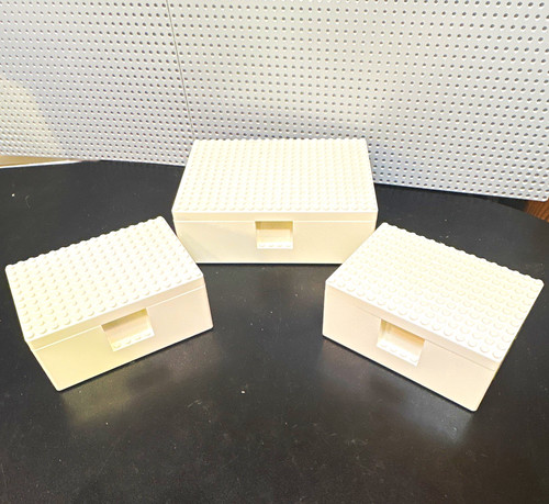 Lego ikea white - lego, stackable