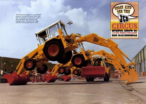 Vintage jcb circus - jcb, display