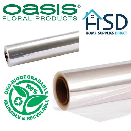 80cm wide clear - clear, biodegradable